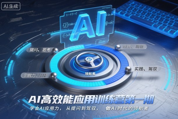 AI高效能应用训练营第一期，学会AI应用力，从提问到驾驭，做AI时代的领航者（更新）